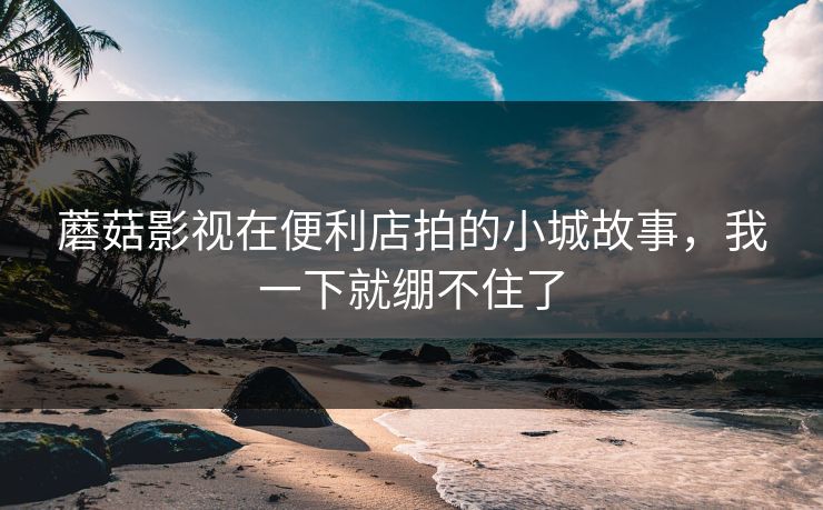 蘑菇影视在便利店拍的小城故事，我一下就绷不住了